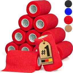 HUND IST KÖNIG® Verband selbstklebend, Fixierbinde 12x4,7m Selbstklebende Bandage für Mensch & Tier