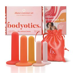 Bodyotics Dilatatoren für die Vagina als Set in abgestuften Größen, hautverträgliches Silikon