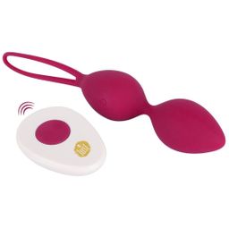 Vibro-Ei „Love Balls“ für Beckenbodentraining, 84g | Mit Fernbedienung, 10 Vibrationsmodi | LUST