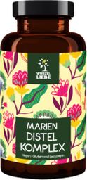 WURZELLIEBE® Leber Komplex - Leber Kur mit Mariendistel, Artischocke, Löwenzahn, Desmodium & Cholin