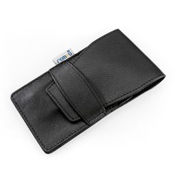 REMOS Etui "Kore", echtes Leder, schwarz, leer