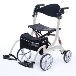 Bescomedical - 2 in 1 Rollator SPRING VARIO mit Rollstuhl Funktion