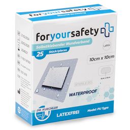 Dr. Kuechler Medical® 25 Stück Duschpflaster, Wundpflaster, wasserfest, steril, sensitiv, 10x20cm