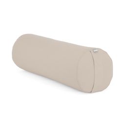 bodhi Yoga Bolster BASIC silver cloud | Dinkelhülsen