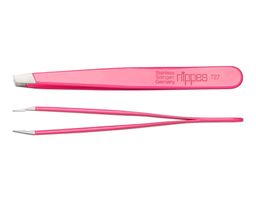 nippes Solingen Kosmetik-Pinzette schräg rostfrei Pink