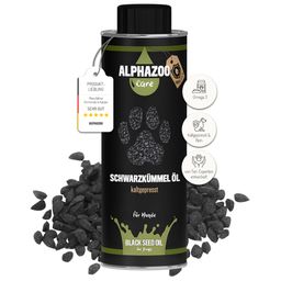 ALPHAZOO Premium Schwarzkümmelöl für Hunde