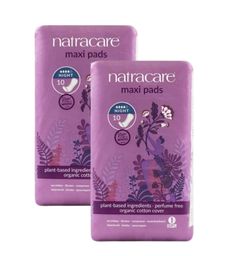 Natracare Maxi Damenbinden für die Nacht Duo