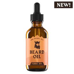 Striking Viking Bartöl für Herren – Terra Sol Duft – 60 ml Natürliche & Bio Bartpflege