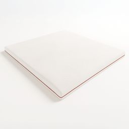 The White Stone Matratzentopper 80x190 aus Memory Schaum mit 9 Zonen | Höhe 5 cm | Pure Stoff Hypoal