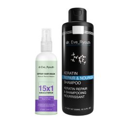 Dr. Eve_Ryouth Keratin-Shampoo + Miracle Repair Spray Set