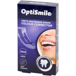 OptiSmile Colour Corrector Zahnaufhellungsstreifen - sichtbar weißere Zähne
