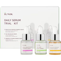 IUNIK Daily Serum Trial Kit – 3 Serum-Proben (Niacinamid, Beta-Glucan, Teebaum)