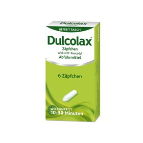 Dulcolax® Zäpfchen befreien rasch bei Verstopfung