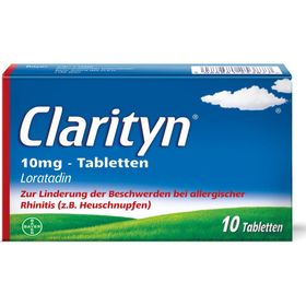 CLARITYN® Tabletten zur Linderung von Allergiesymptomen wie Heuschnupfen und Juckreiz
