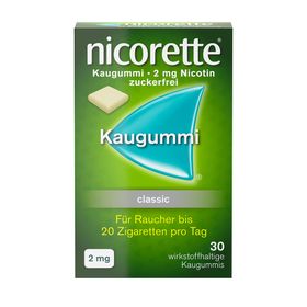 nicorette® Kaugummi classic 2mg - Jetzt 10% sparen mit dem Code „nicorette10“