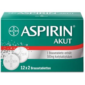 Aspirin® Akut Brausetabletten bei migränebedingten Kopfschmerzen