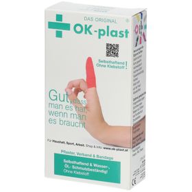 OK-Plast 4,5 m x 2,5 cm natur/rot