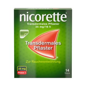 nicorette® transdermales Pflaster 25mg/16h