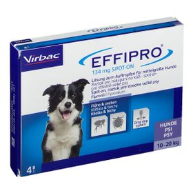 EFFIPRO® 134 mg Lösung zum Auftropfen für mittelgroße Hunde 10-20 kg