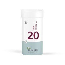 Schüßler-Salze 20 Kalium aluminium sulfuricum D6 Tabletten