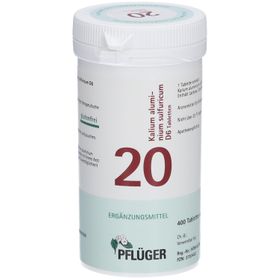 Schüßler-Salze 20 Kalium aluminium sulfuricum D6 Tabletten