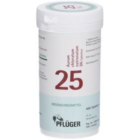 Schüßler-Salze 25 Aurum chloratum natronatum D6 Tabletten