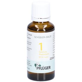 Schüßler-Salze 1 Calcium  fluoratum D12 Tropfen
