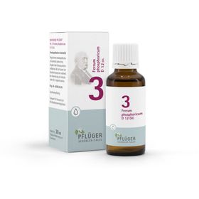 Schüßler-Salze 3 Ferrum phosphoricum D12 Tropfen