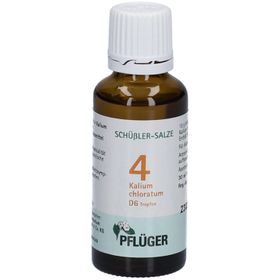 Schüßler-Salze 4 Kalium chloratum D6 Tropfen
