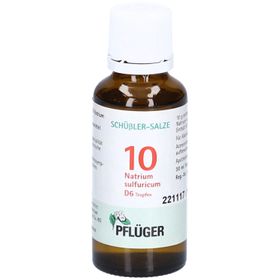 Pflüger® Schüßler-Salz Nr. 10 Natrium sulfuricum D6 Tropfen