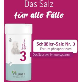 Schüßler-Salze 3 Ferrum phosphoricum D12 Tabletten