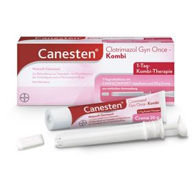 Canesten® Clotrimazol Gyn Once Kombi-Therapie zur Behandlung von Scheidenpilz