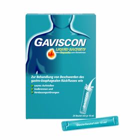 GAVISCON Liquid Sachets - Jetzt 10% Rabatt sichern mit dem Gutscheincode „gaviscon10“