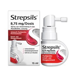 Strepsils® Spray - Bei starken Halsschmerzen und Schluckbeschwerden