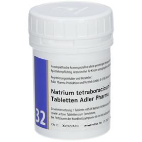 Adler Schüssler Salze Nr. 32 Natrium tetraboracicum D12