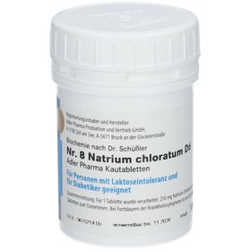 Adler Schüssler Salze Nr. 8 Natrium chloratum D6 Kautabletten