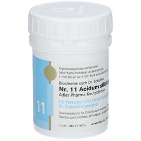 Adler Schüssler Salze Nr. 11 Acidum silicium D12 Kautabletten