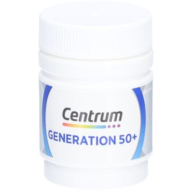 Centrum Generation Multivitamin 50+ – Hochwertiges Nahrungsergänzungsmittel mit Mikronährstoffen – Für Erwachsene ab 50 Jahren – Vitamine, Mineralstoffe, Spurenelemente