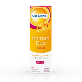 Solarvit® Immun Duo Tropfen mit Vitamin D3 & Vitamin K2, individuelle Dosierung