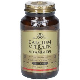 Solgar® CALCIUM CITRATE	MIT VITAMIN D3