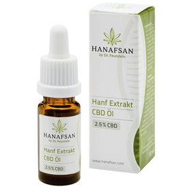 HANAFSAN Hanf Extrakt CBD Öl 2,5 % CBD