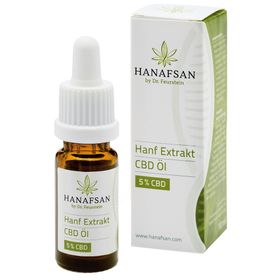 HANAFSAN Hanf Extrakt CBD Öl 5 % CBD