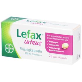 Lefax® intens Flüssigkapseln bei Blähungen und Völlegefühl