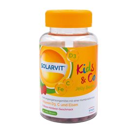 Solarvit® Kids & Co Jelly Beans, Vitamin D3, C und Eisen für Kinder ab 4 Jahren
