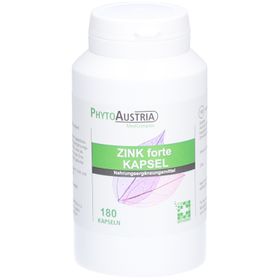 PhytoAustria Zink forte Kapsel – Hochdosiertes Zink für Immunsystem & Zellschutz