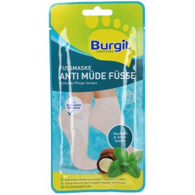 Burgit® Fußmaske Anti Müde Füße Kühlende Pflege-Socken 1 Paar