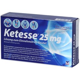 Ketesse 25 mg Lösung zum Einnehmen im Beutel