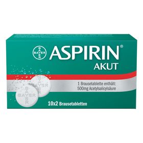Aspirin® Akut Brausetabletten bei migränebedingten Kopfschmerzen