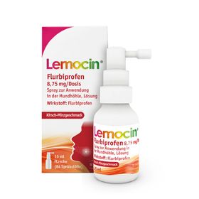 Lemocin® Flurbiprofen Spray bietet rasche Hilfe bei akuten Halsschmerzen