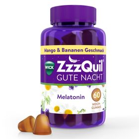 WICK ZzzQuil Gute Nacht mit Melatonin Mango-Banane